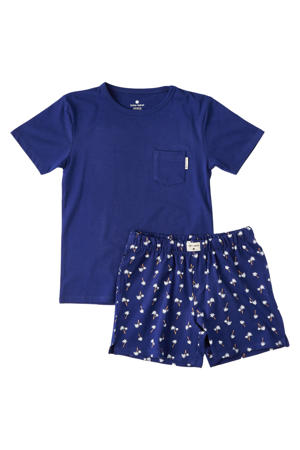 shortama blauw