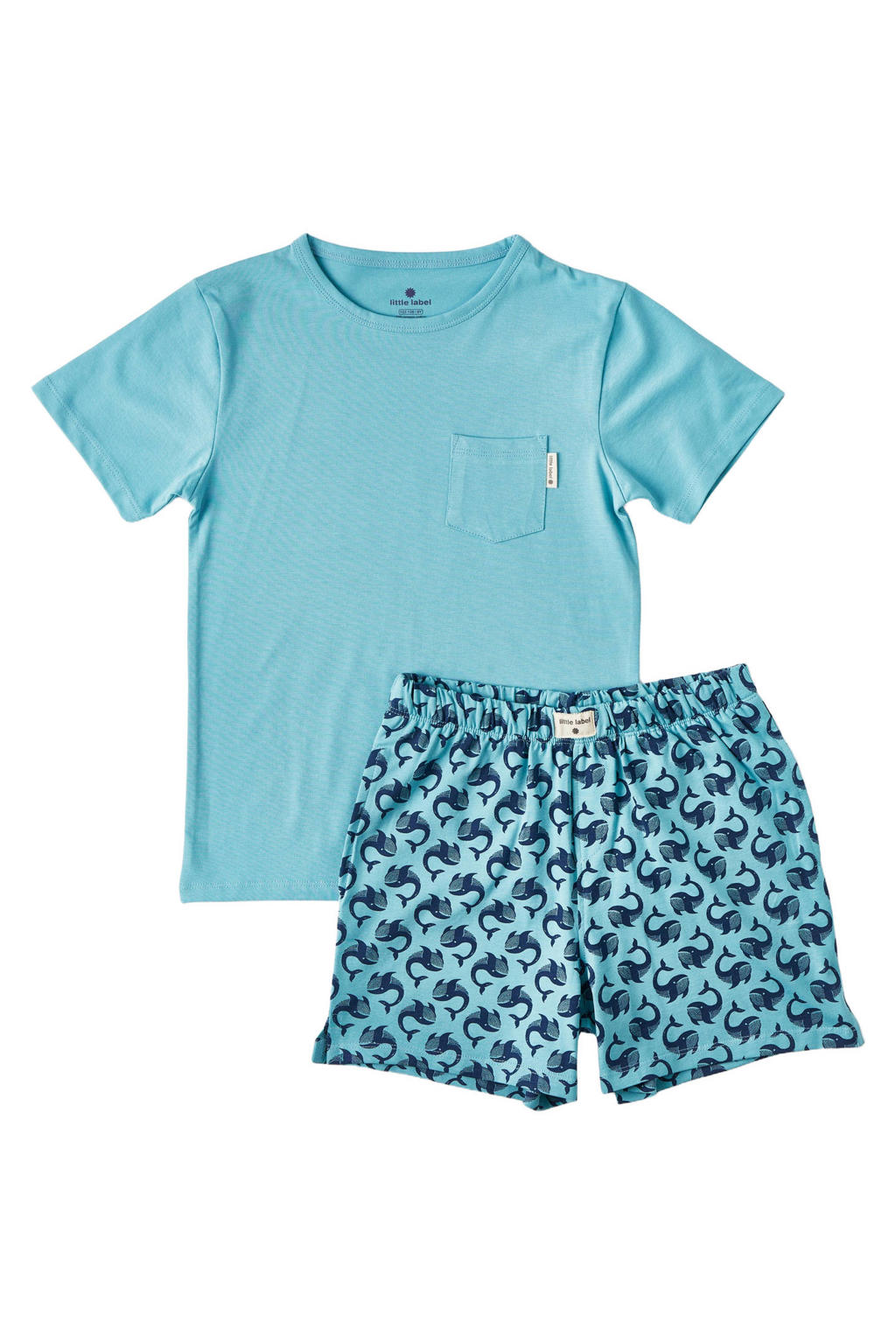 Little Label shortama blauw