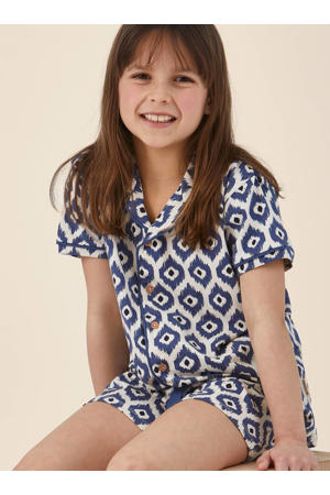shortama blauw