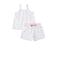 Little Label shortama met all over print wit