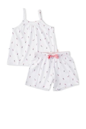 shortama met all over print wit