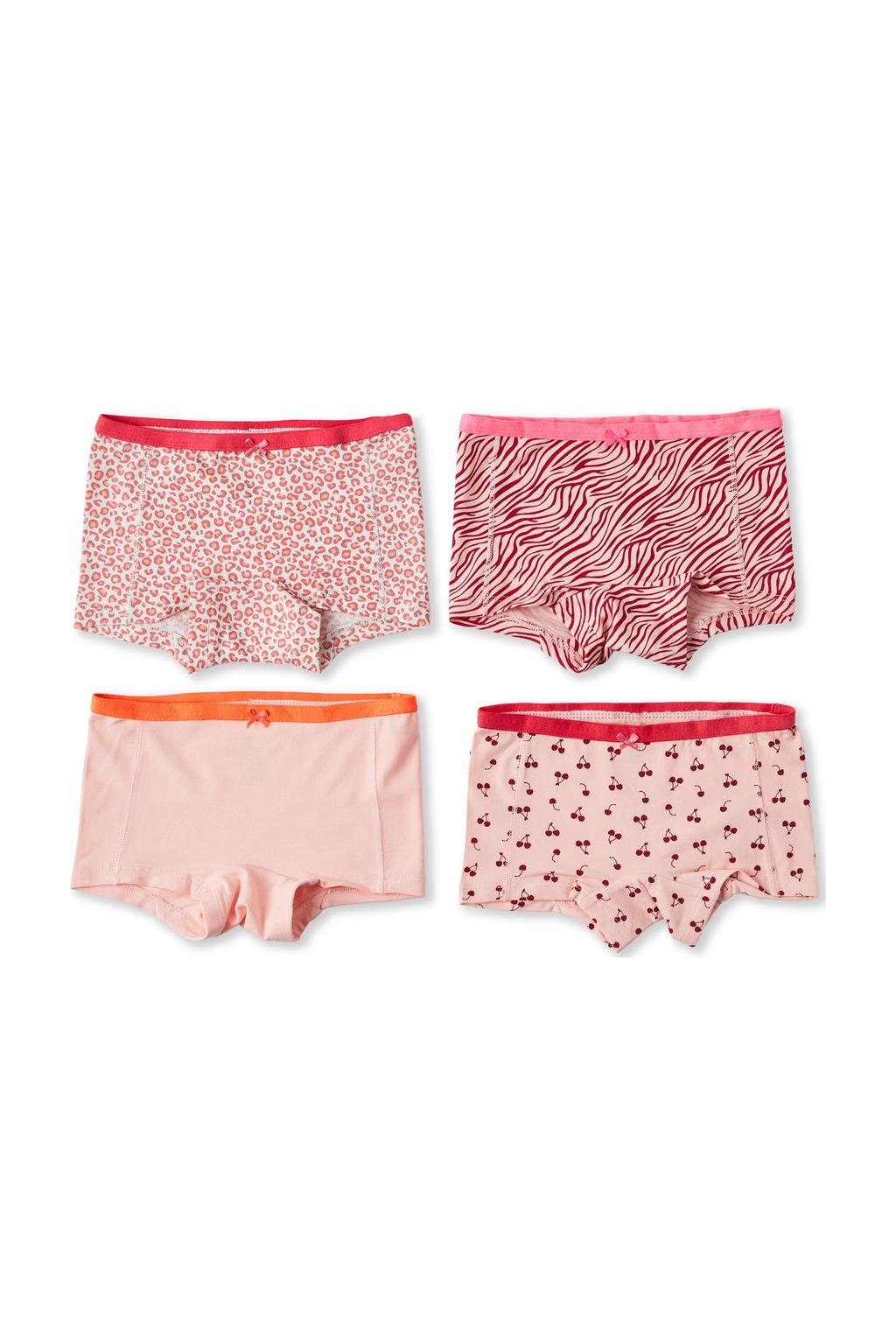 Little Label hipster - roze (set van 4)