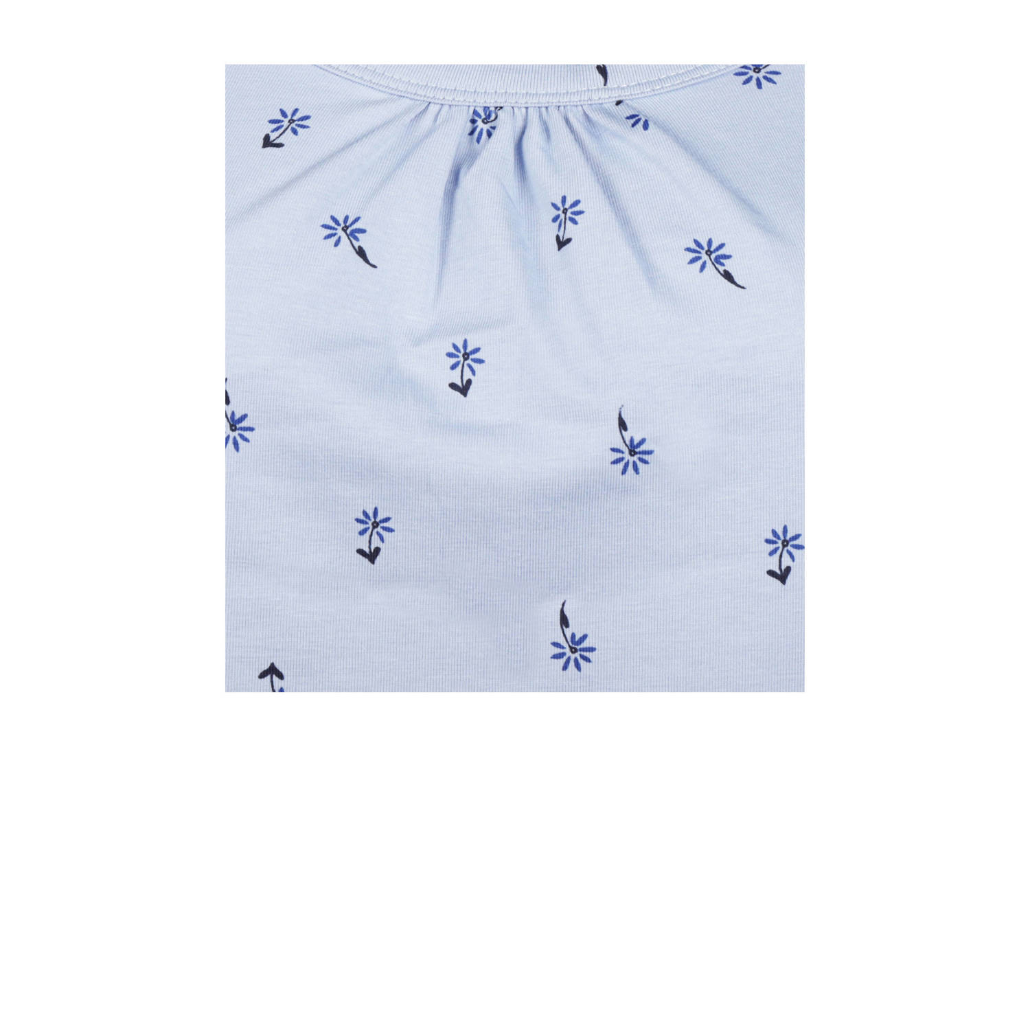 Little Label shortama met all over print blauw