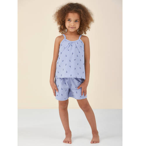 Little Label shortama met all over print blauw afbeelding