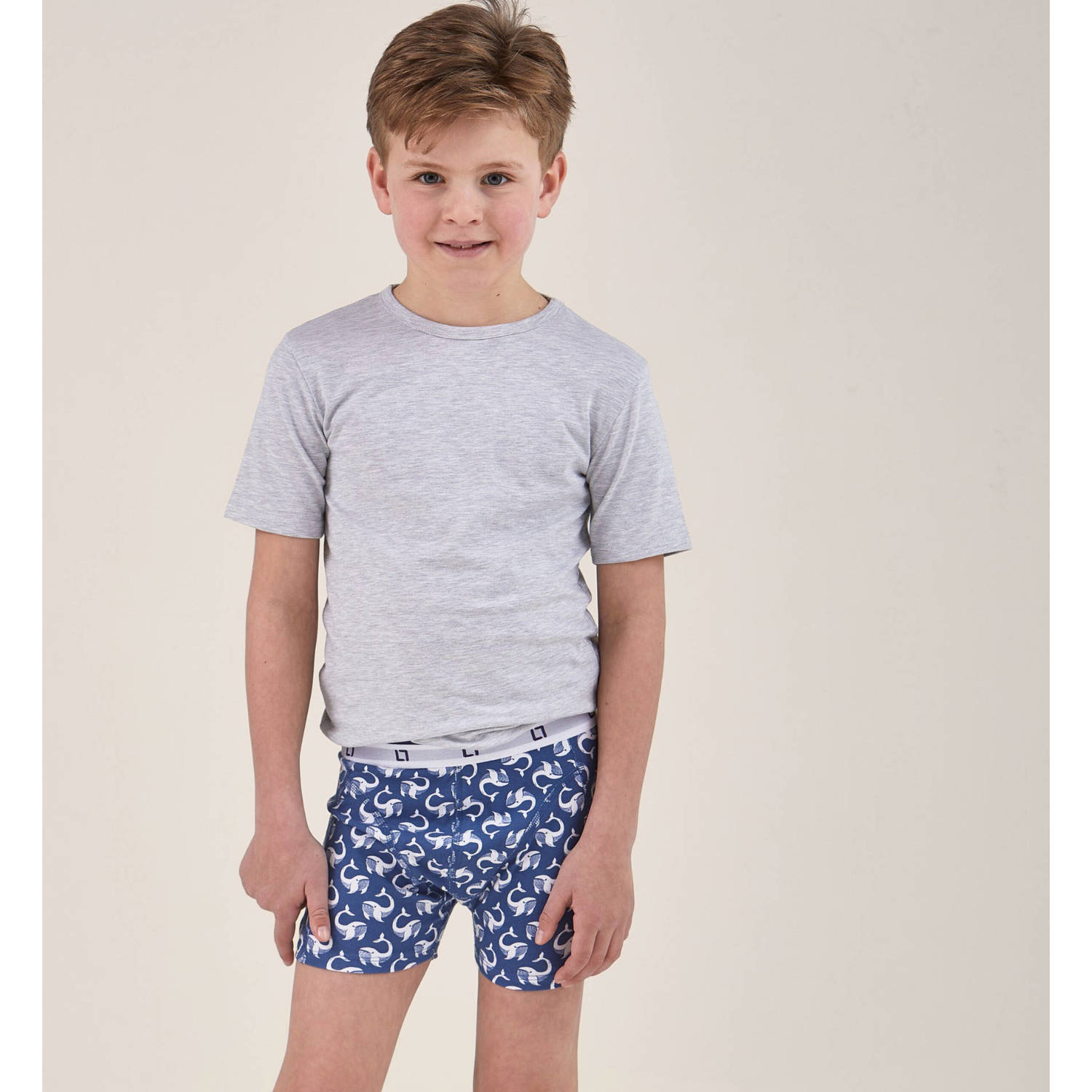 Little Label boxershort set van 5 blauw