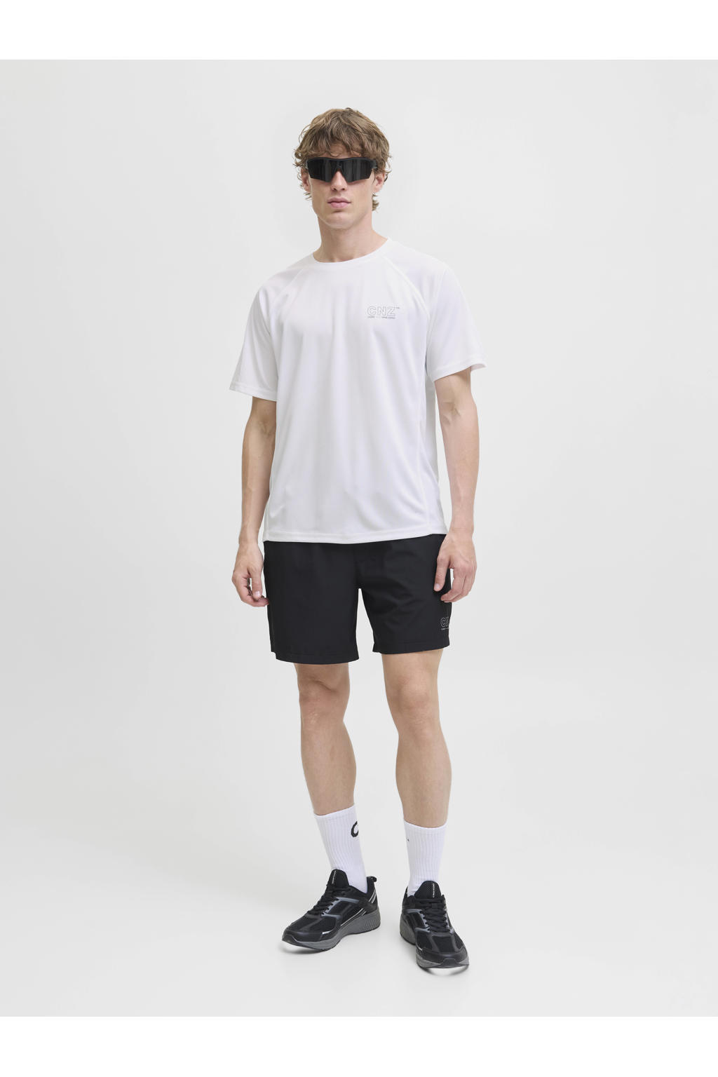 JACK & JONES CORE sportshirt CNZ wit
