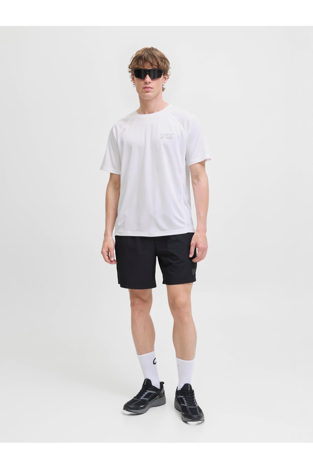 JACK & JONES CORE sportshirt CNZ wit