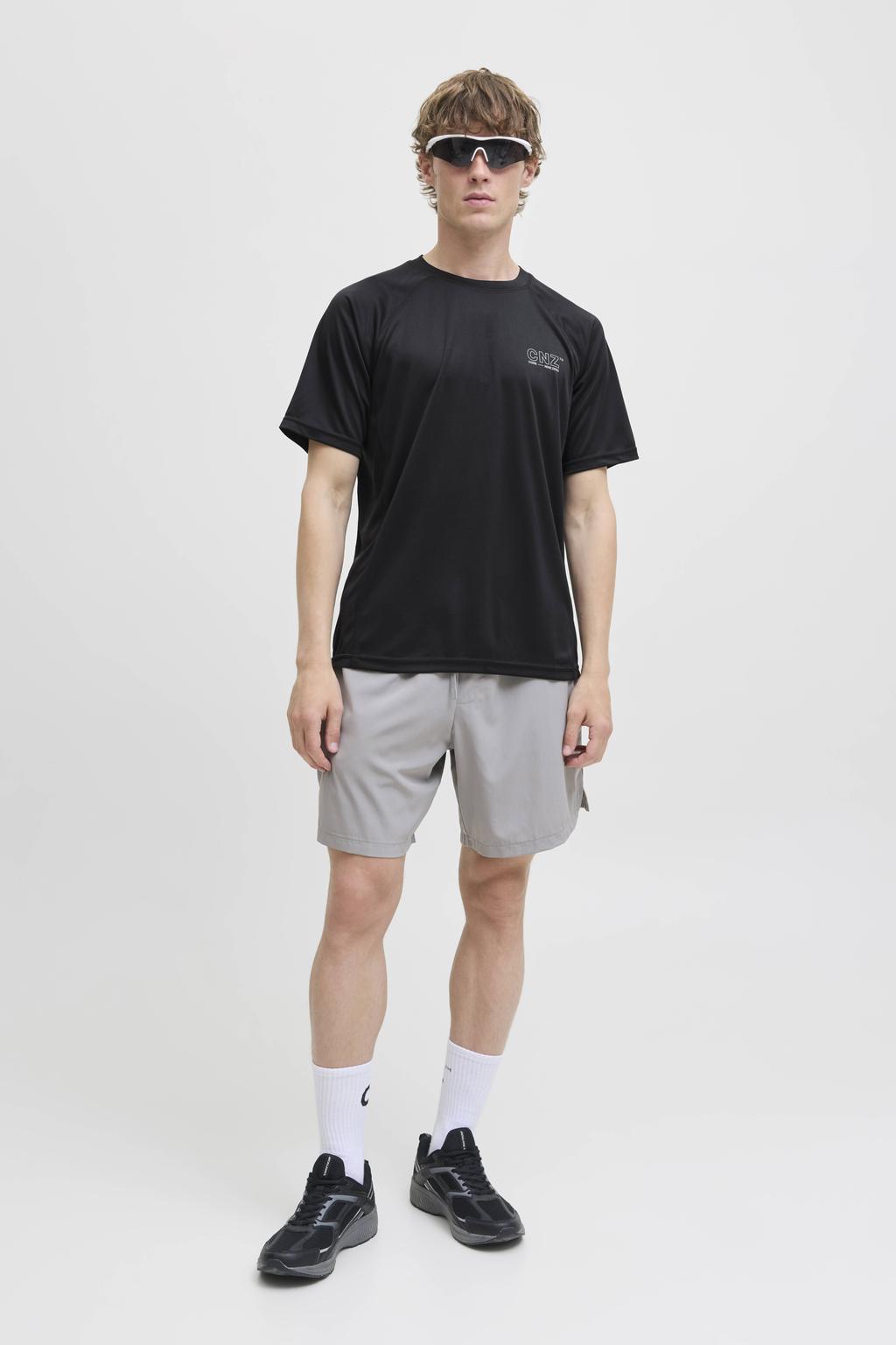 JACK & JONES CORE sportshirt CNZ zwart
