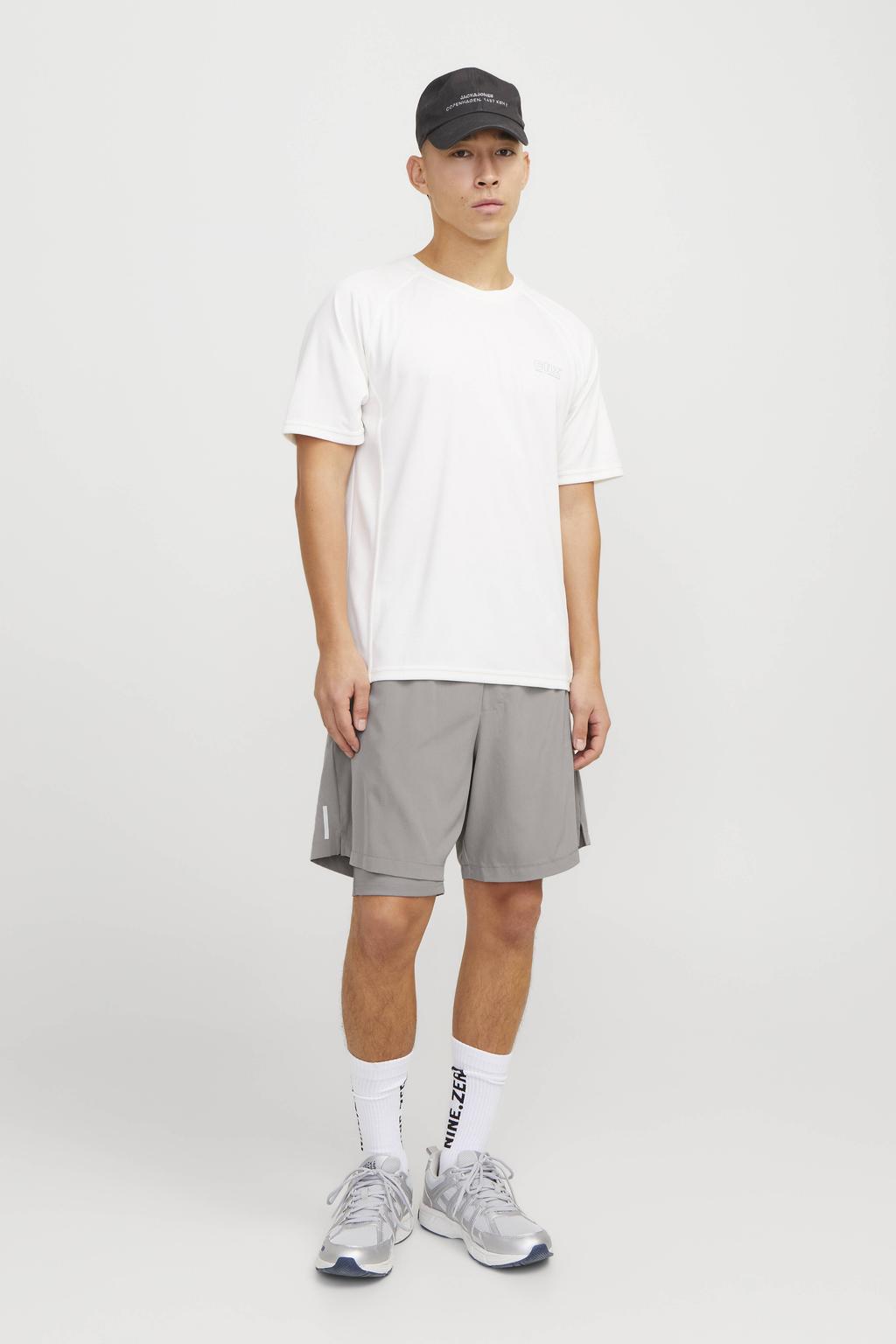 JACK & JONES CORE sportshort CNZ grijs