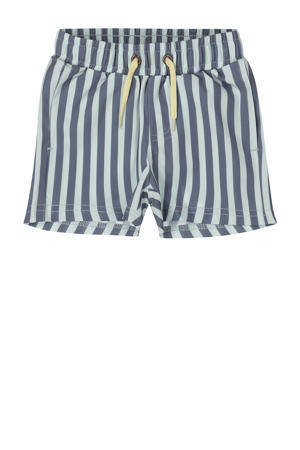 zwemshort blauw/wit