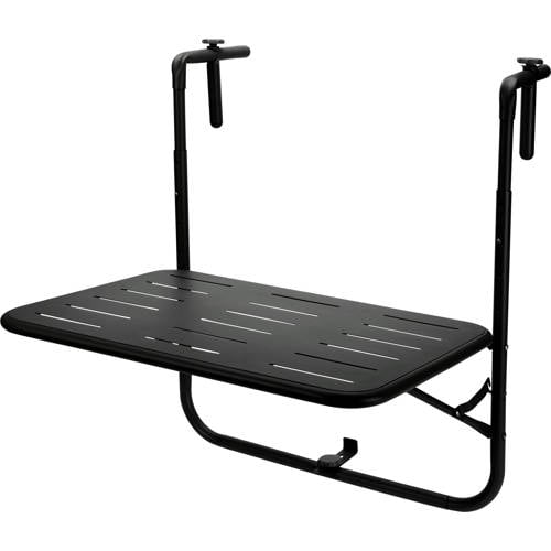 Pro Garden balkontafel 60x43x70 cm – zwart