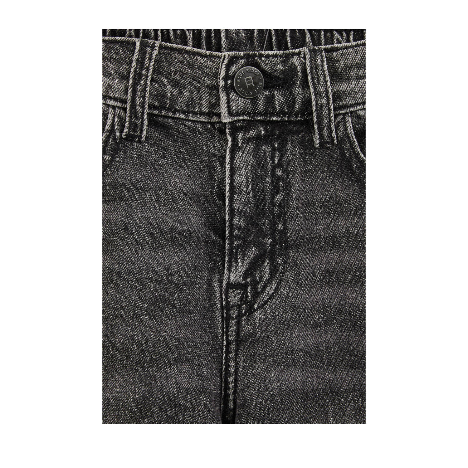 WE Fashion waist loose fit jeans grey denim