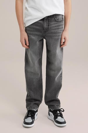loose fit jeans grey denim