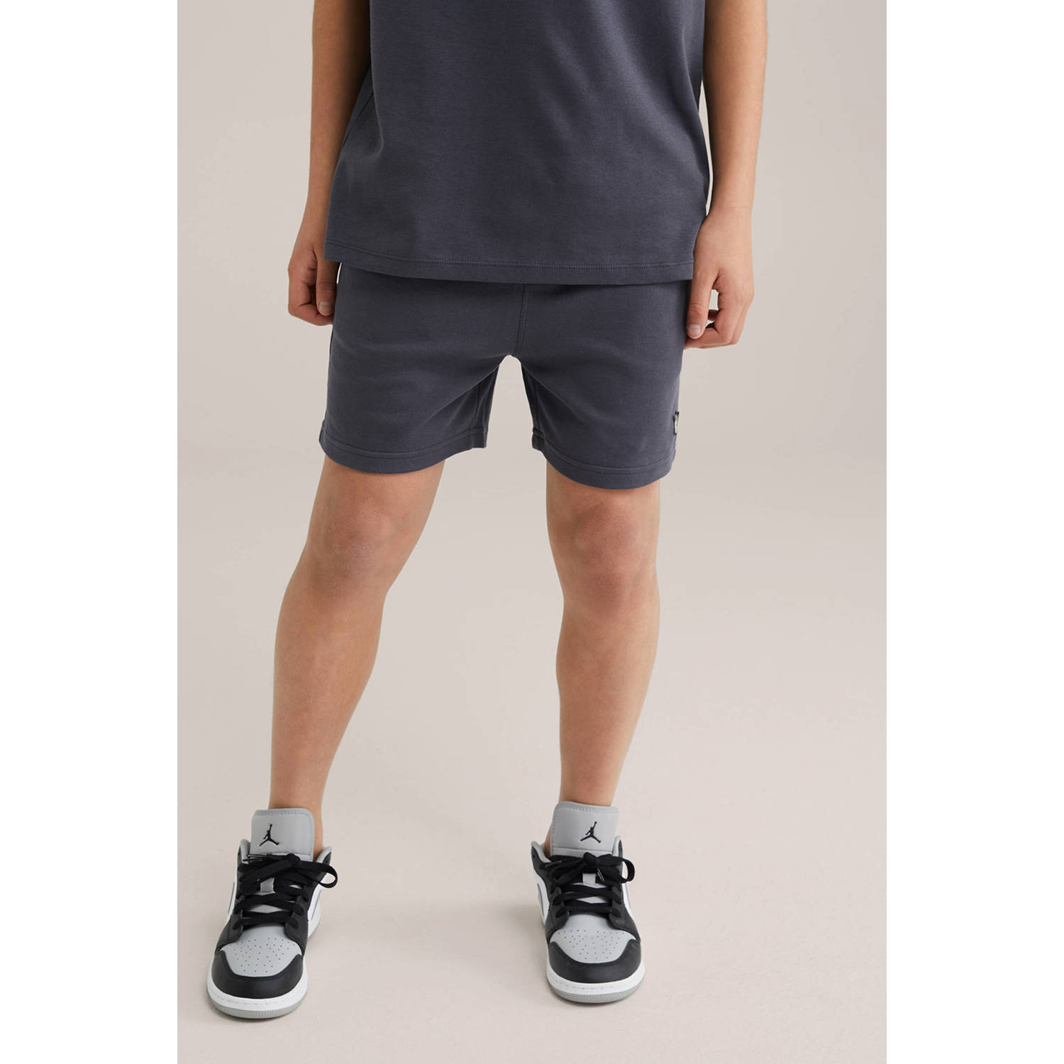 WE Fashion sweatshort antraciet