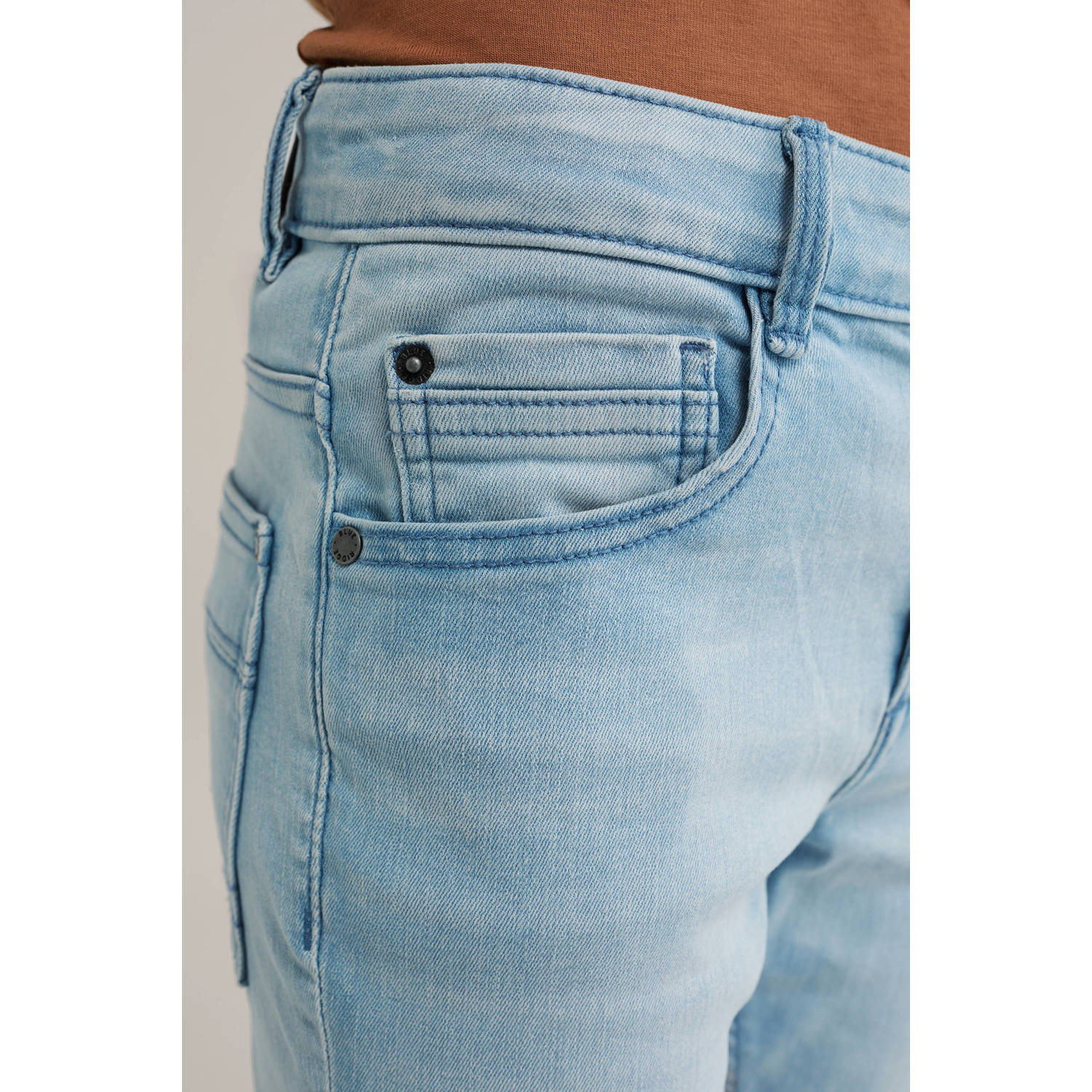 WE Fashion Blue Ridge skinny jeans light blue denim