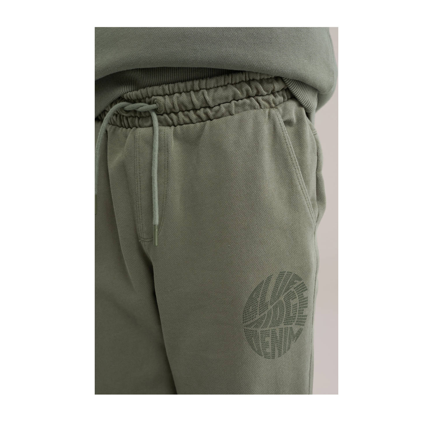 WE Fashion Blue Ridge sweatpant groen