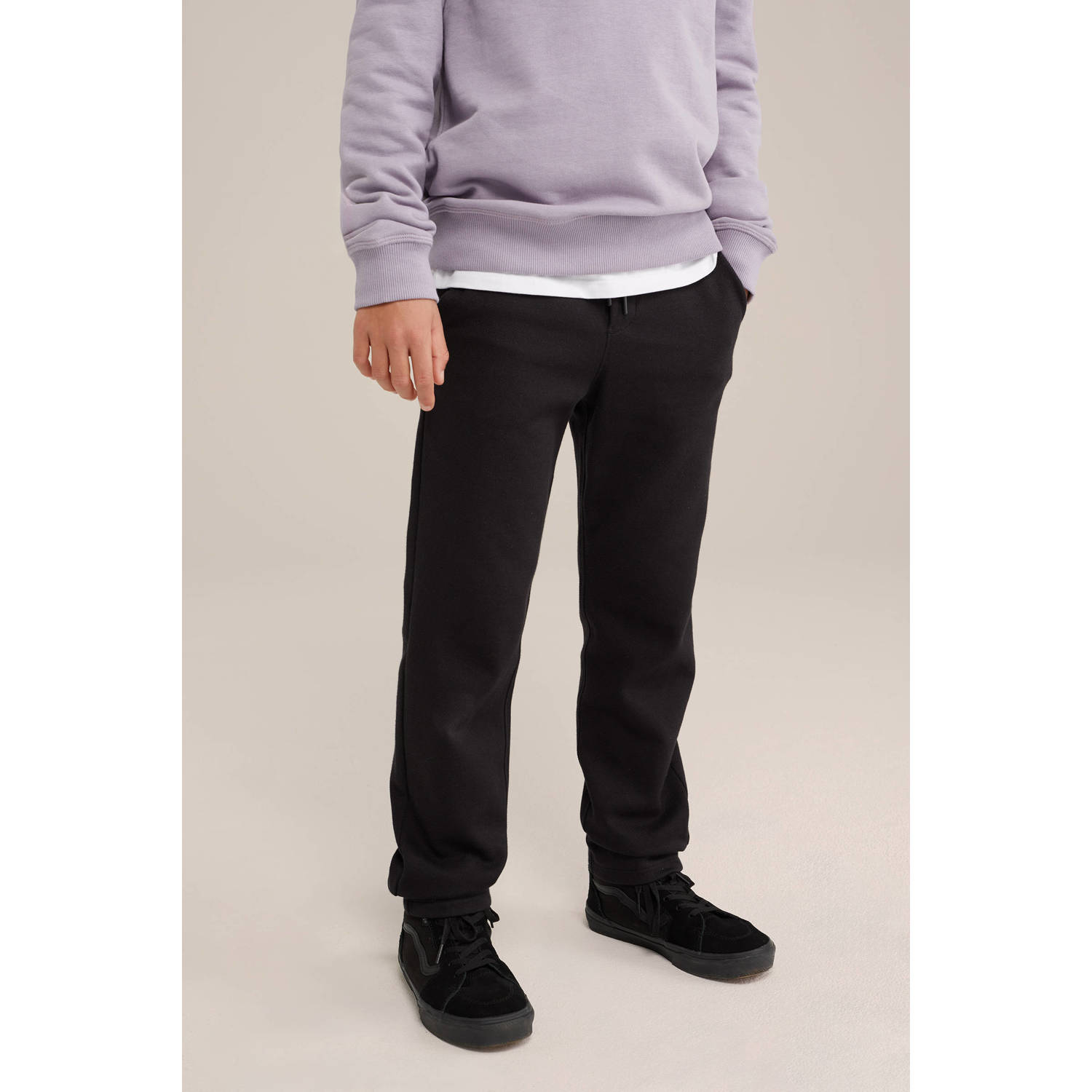 WE Fashion Blue Ridge sweatpants zwart