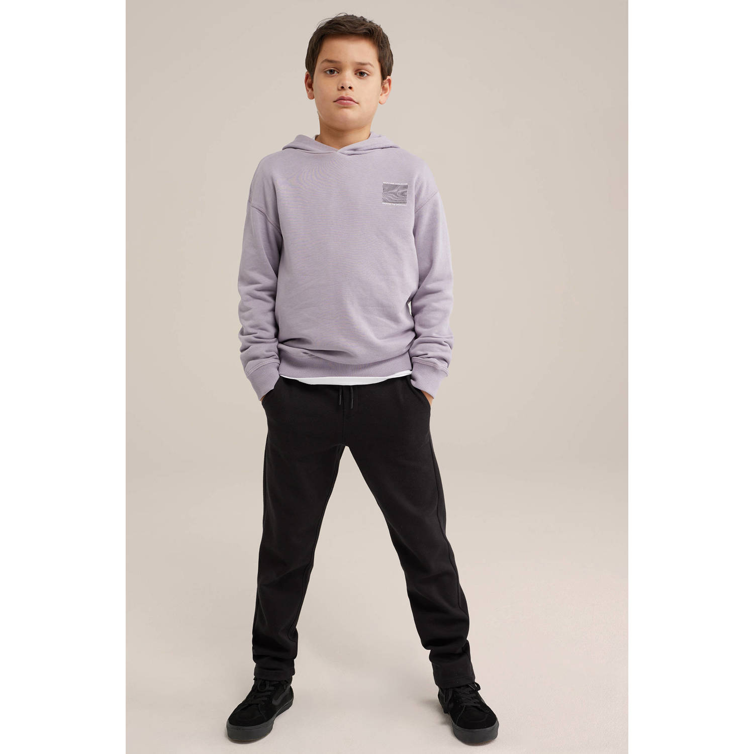 WE Fashion Blue Ridge sweatpants zwart