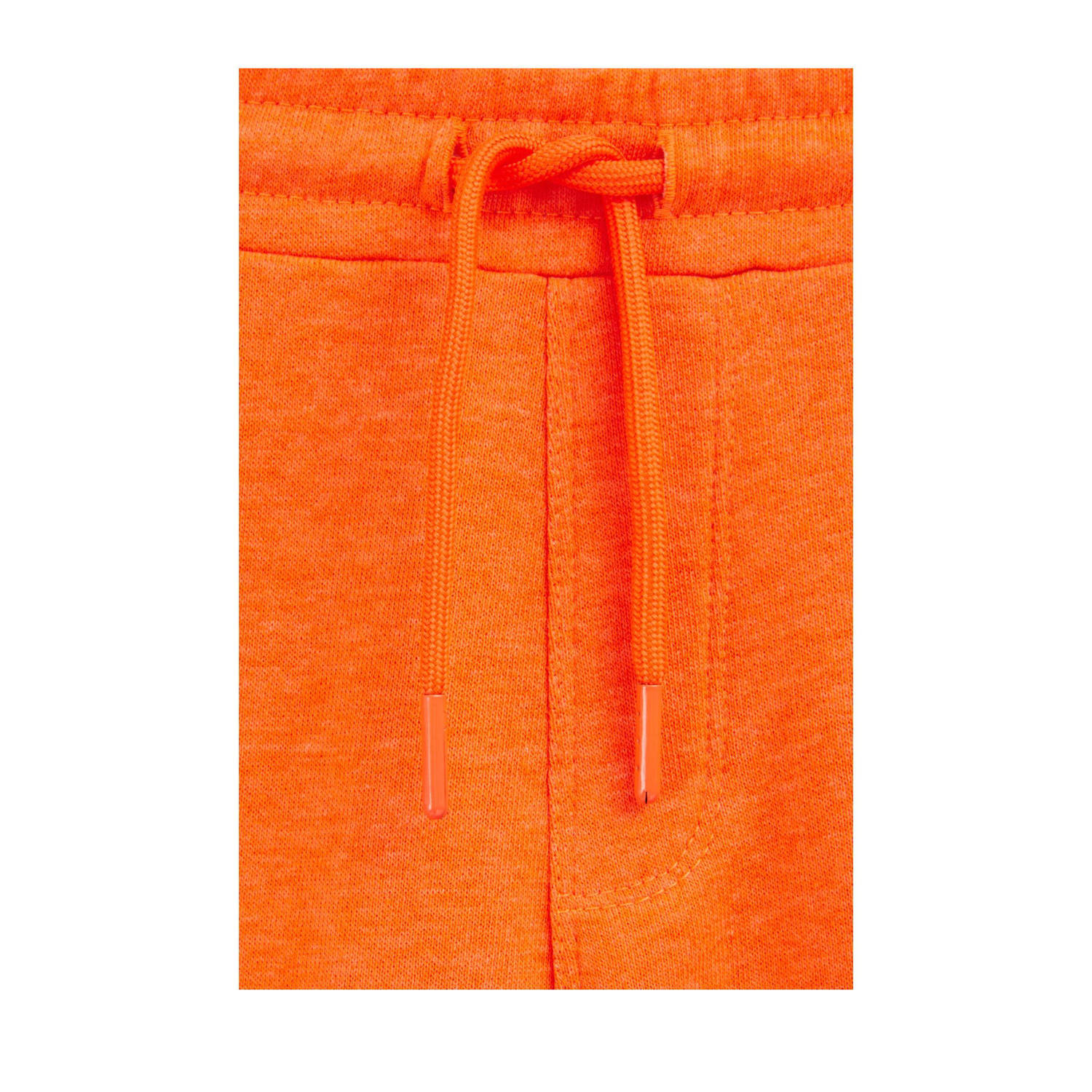 WE Fashion Blue Ridge sweatshort oranje