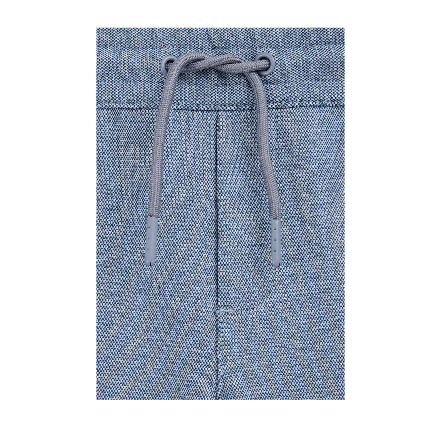 WE Fashion slim casual short lichtblauw