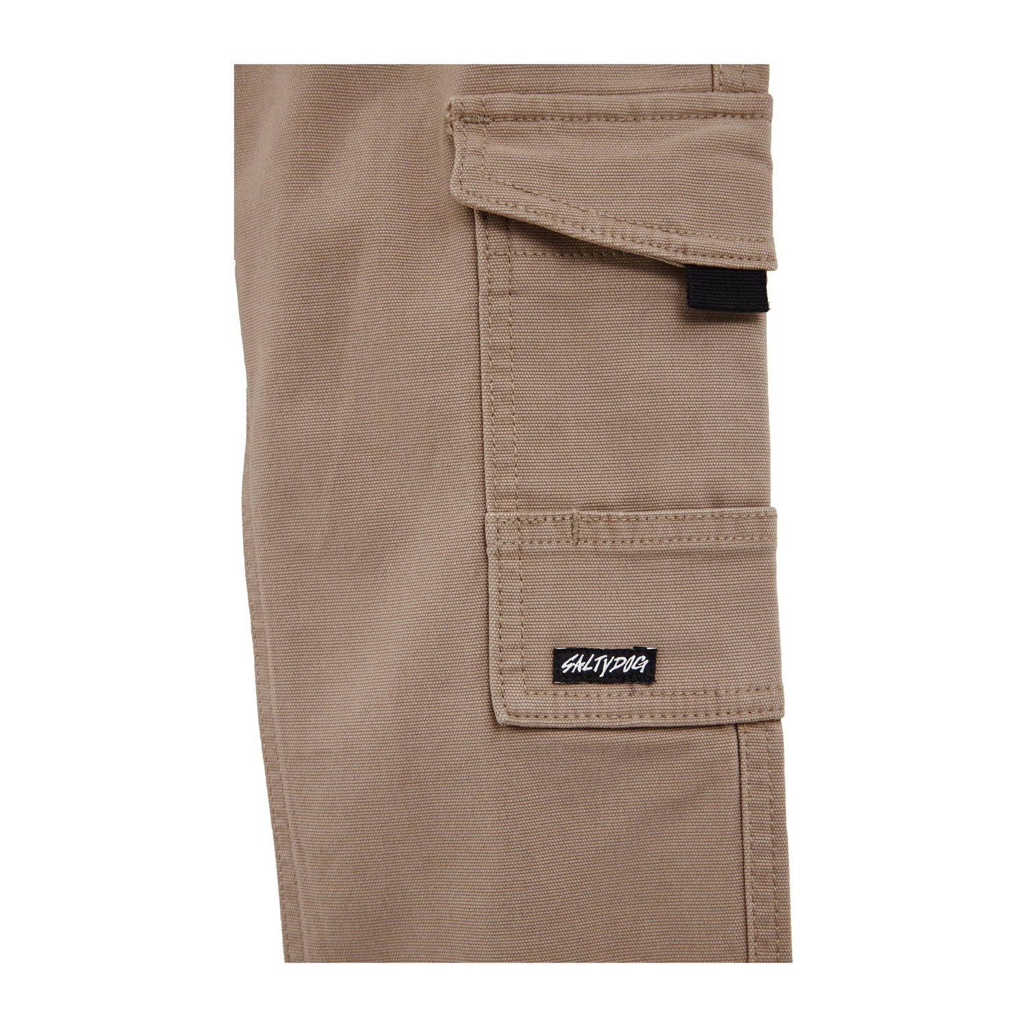 WE Fashion Blue Ridge straight cargo broek beige