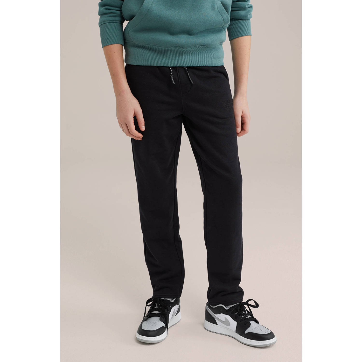 WE Fashion Blue Ridge sweatpant zwart