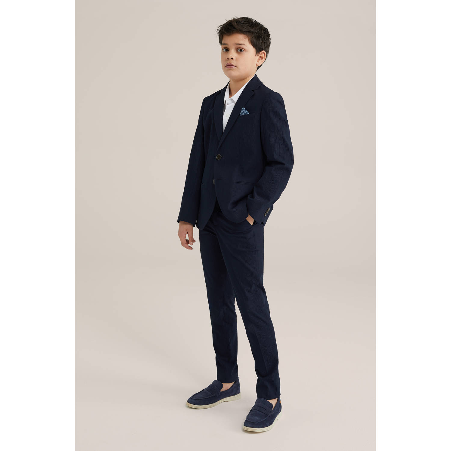 WE Fashion colbert donkerblauw