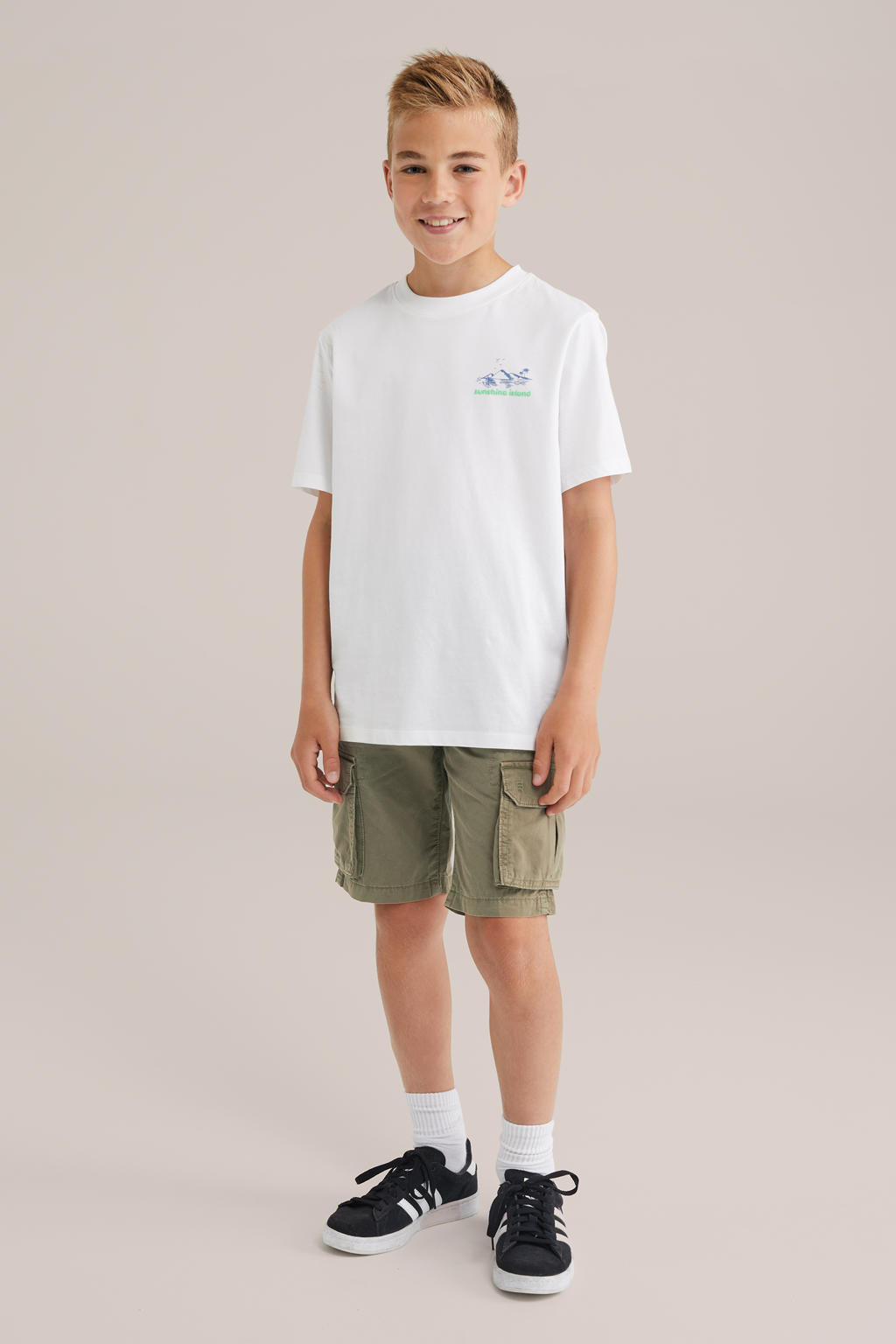 WE Fashion Blue Ridge cargo short kaki