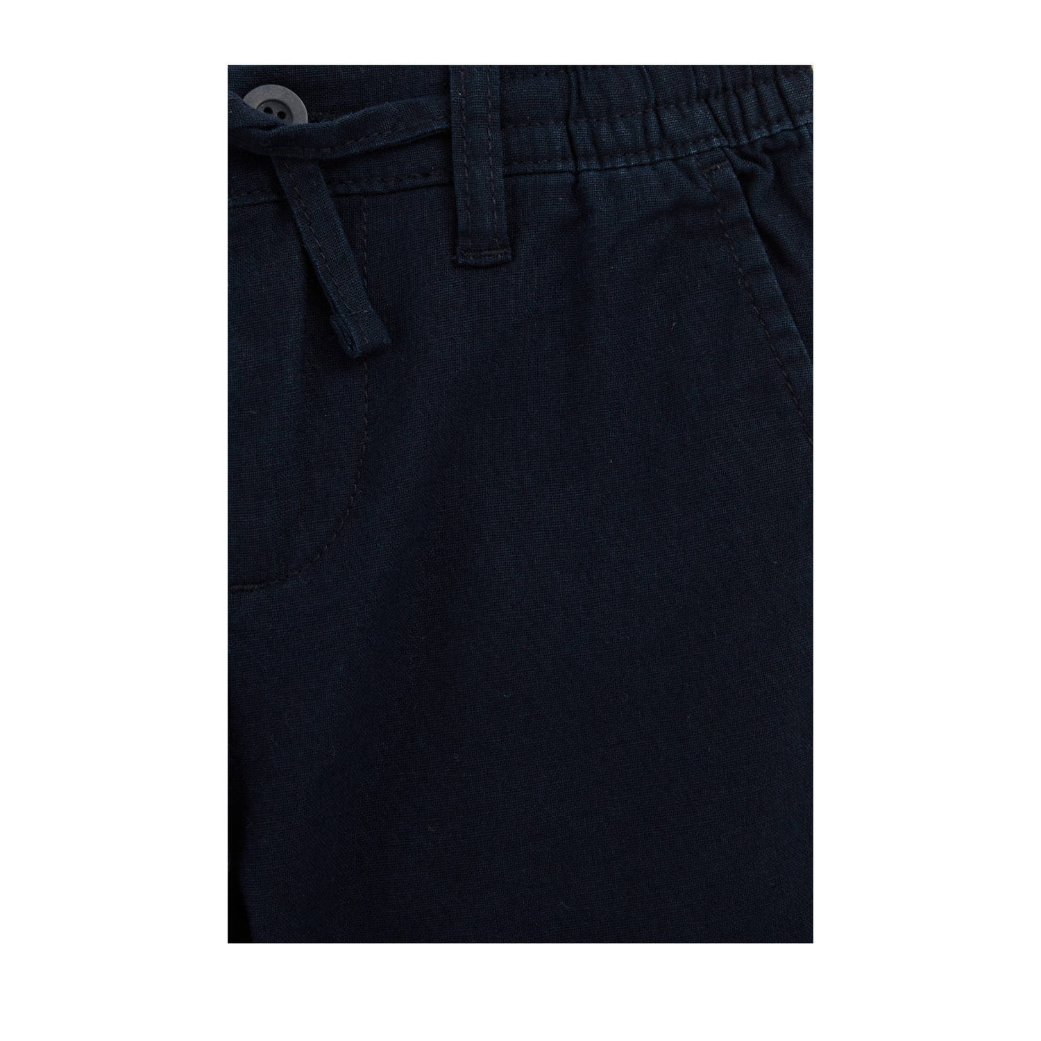 WE Fashion Blue Ridge chino short donkerblauw