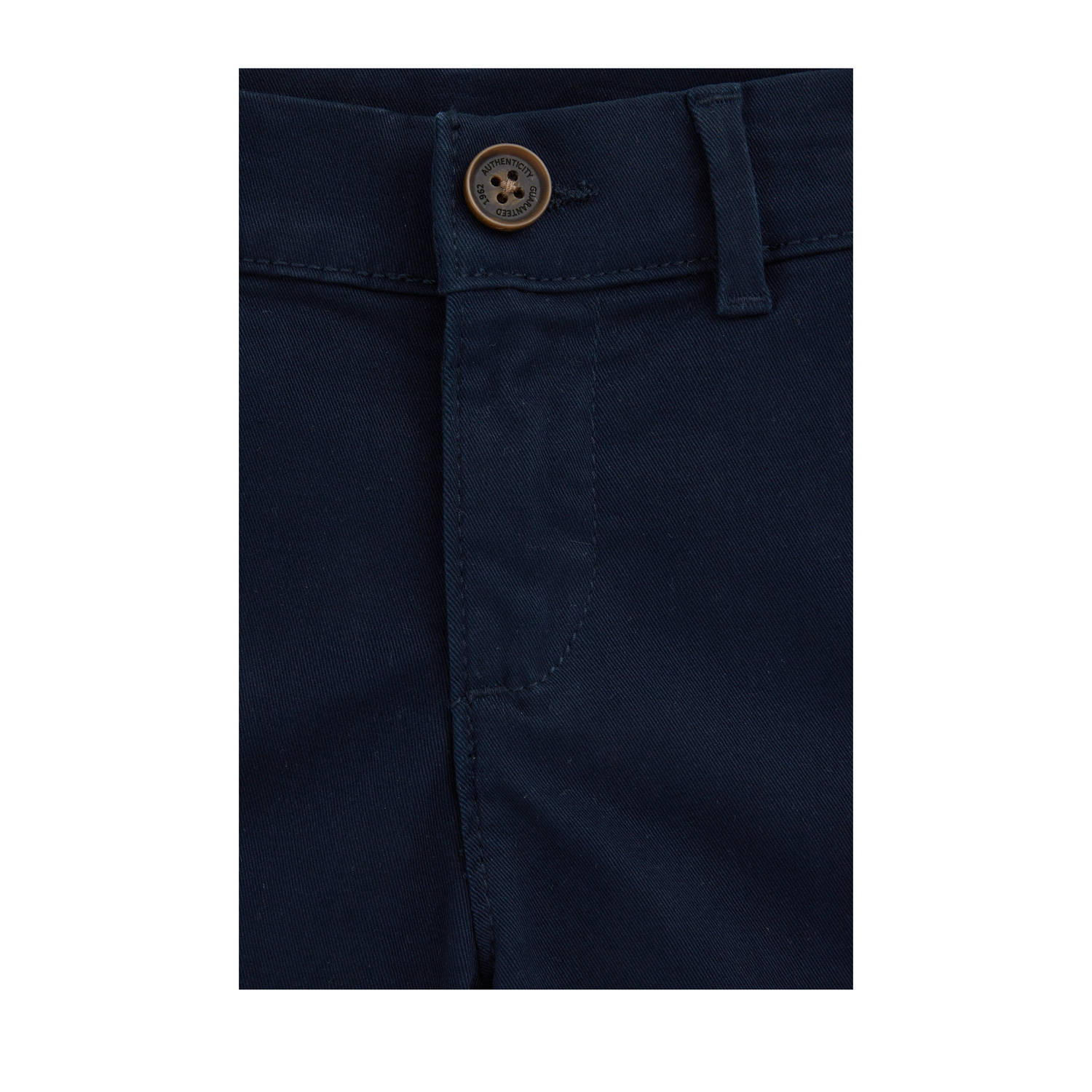 WE Fashion Blue Ridge chino short donkerblauw