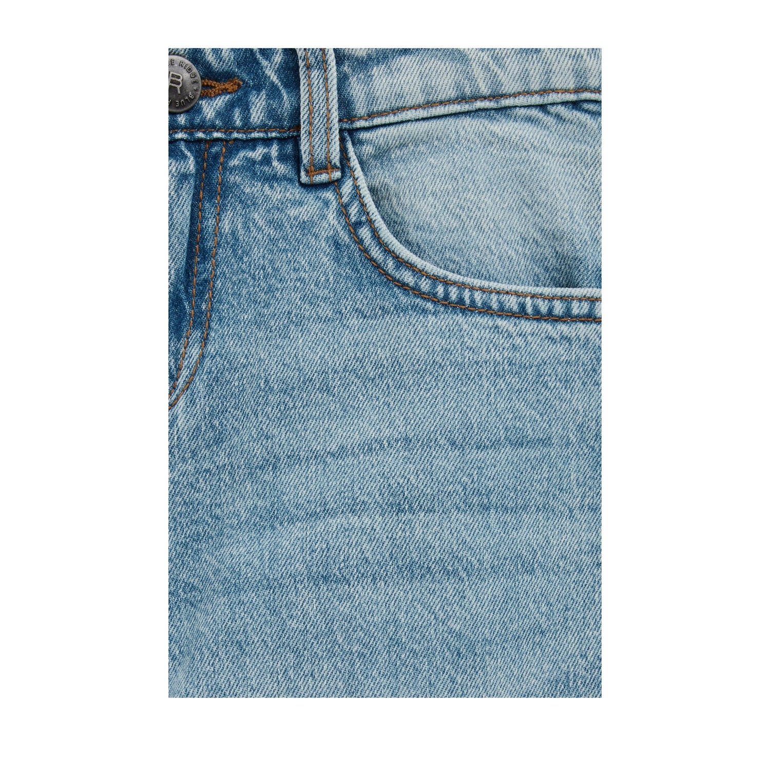 WE Fashion waist regular fit jeans light blue denim