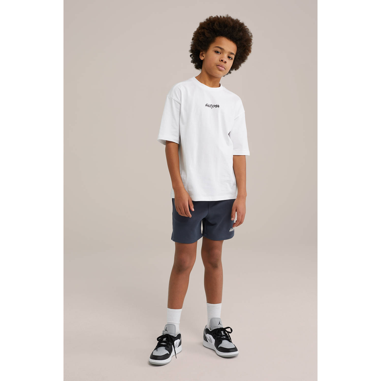 Salty Dog sweatshort grijs