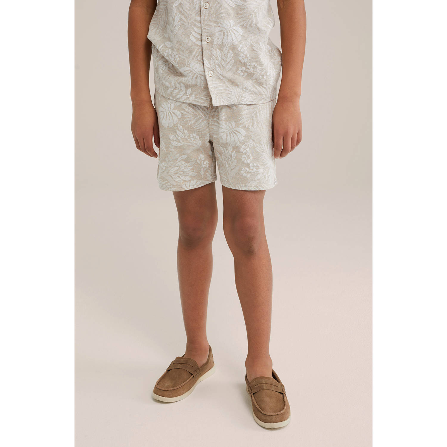 WE Fashion Blue Ridge sweatshort beige