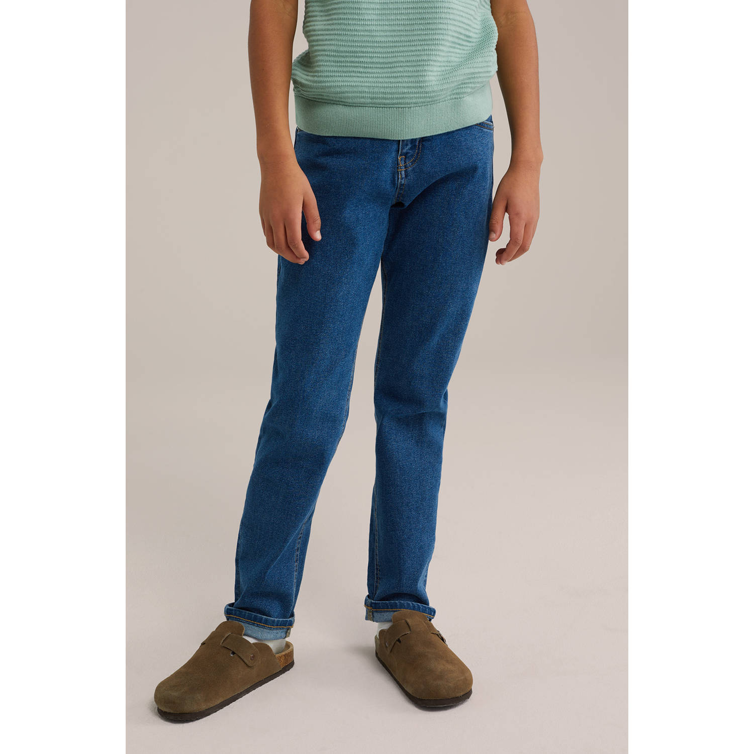 WE Fashion Blue Ridge regular fit jeans medium blue denim