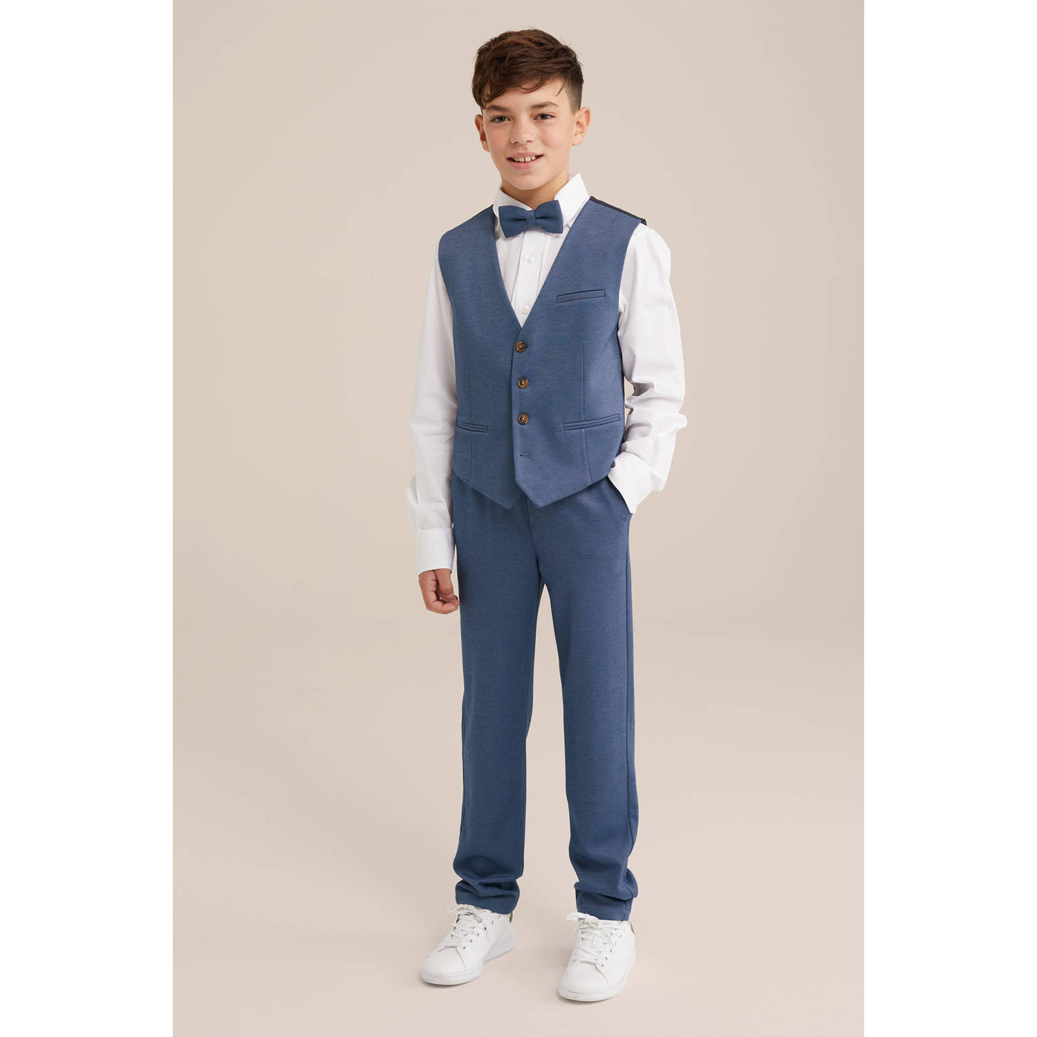 WE Fashion gilet blauw