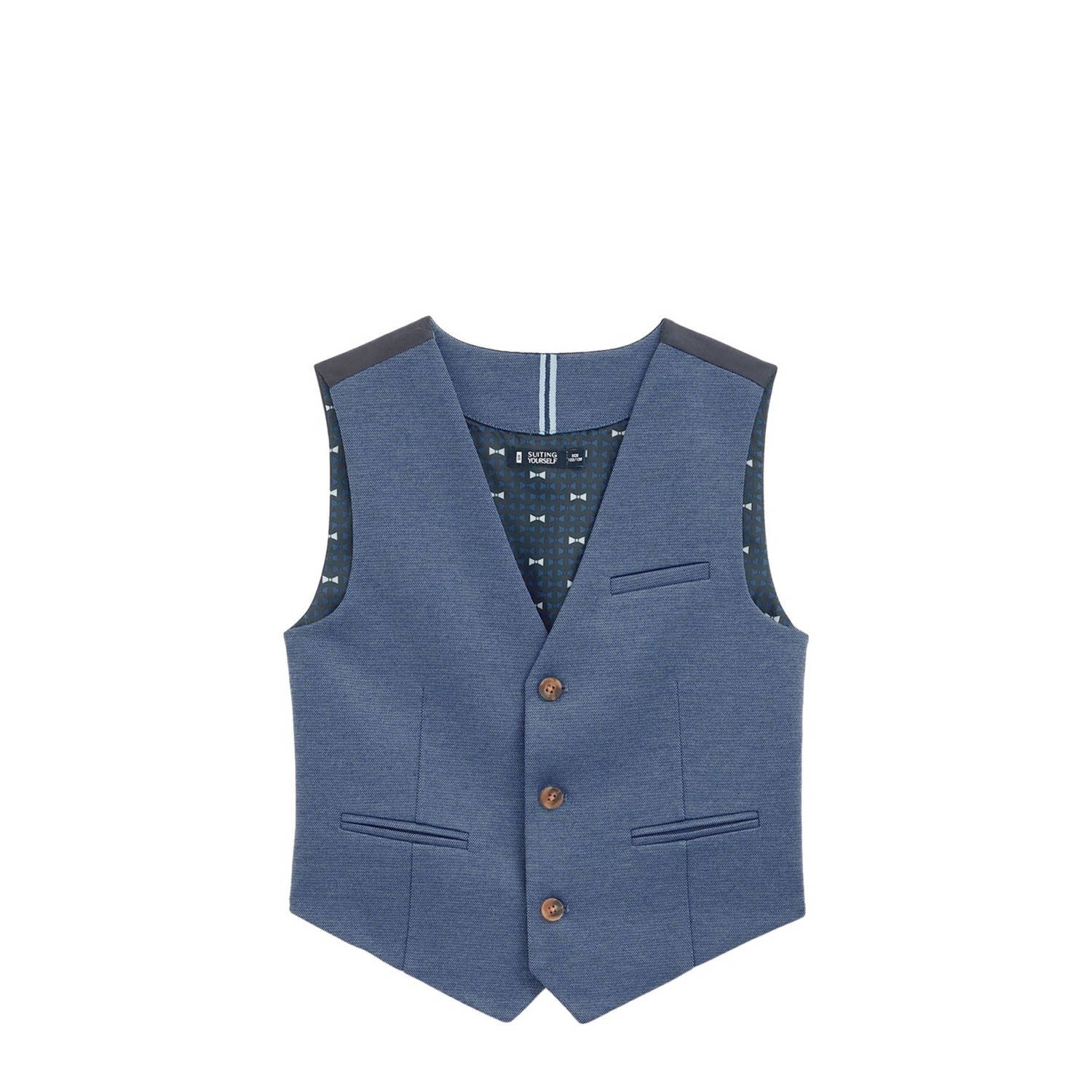 WE Fashion gilet blauw