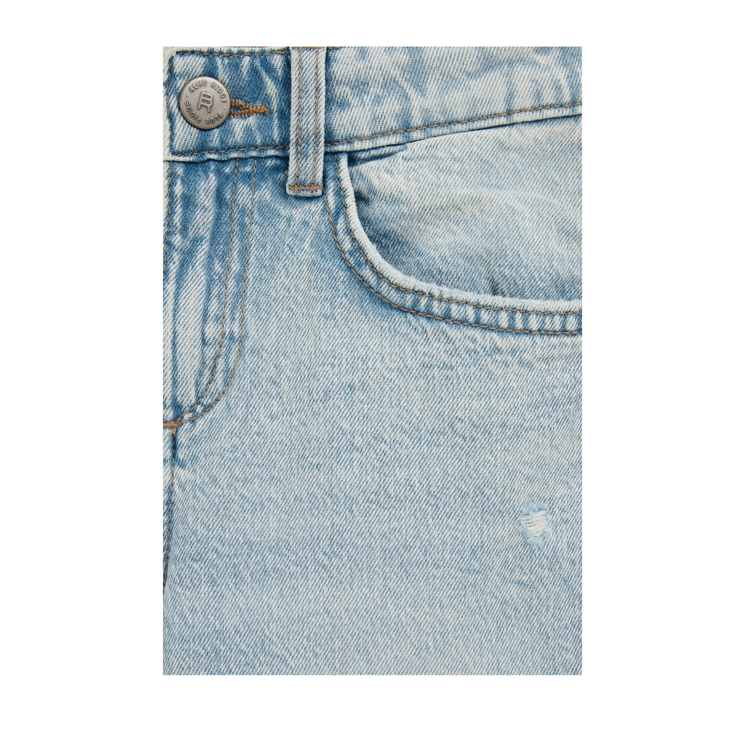 WE Fashion Blue Ridge regular fit jeans light blue denim