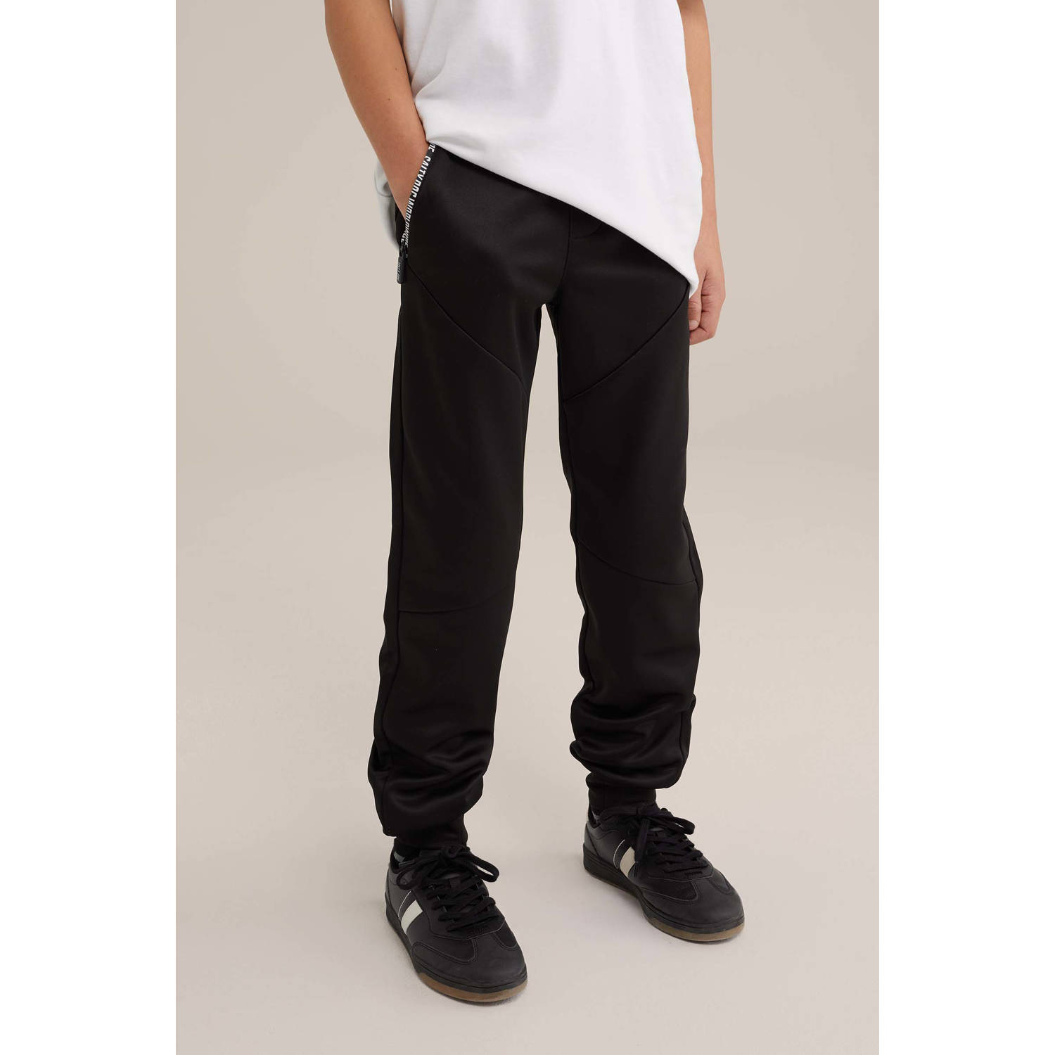 slim joggingbroek zwart