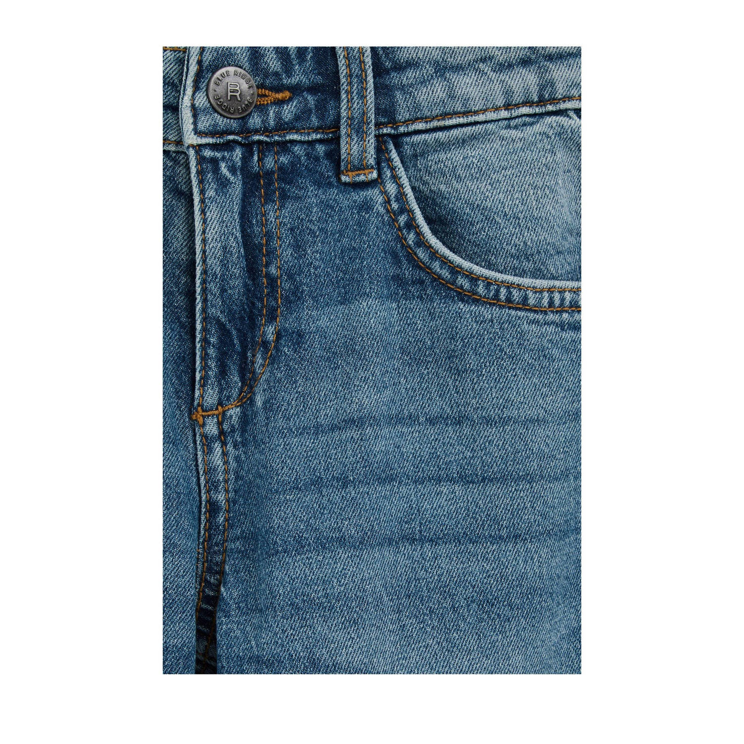 WE Fashion waist regular fit jeans medium blue denim