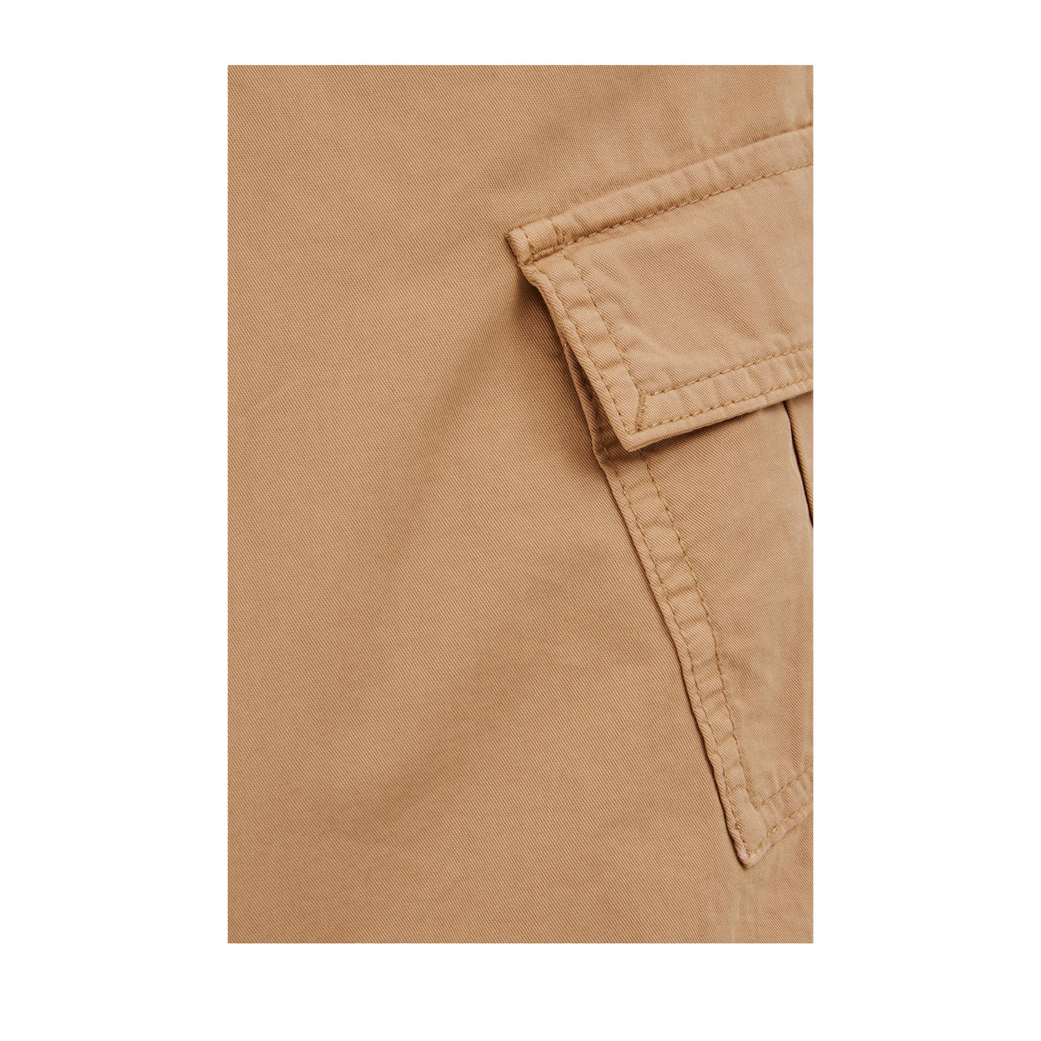WE Fashion Blue Ridge straight casual broek bruin