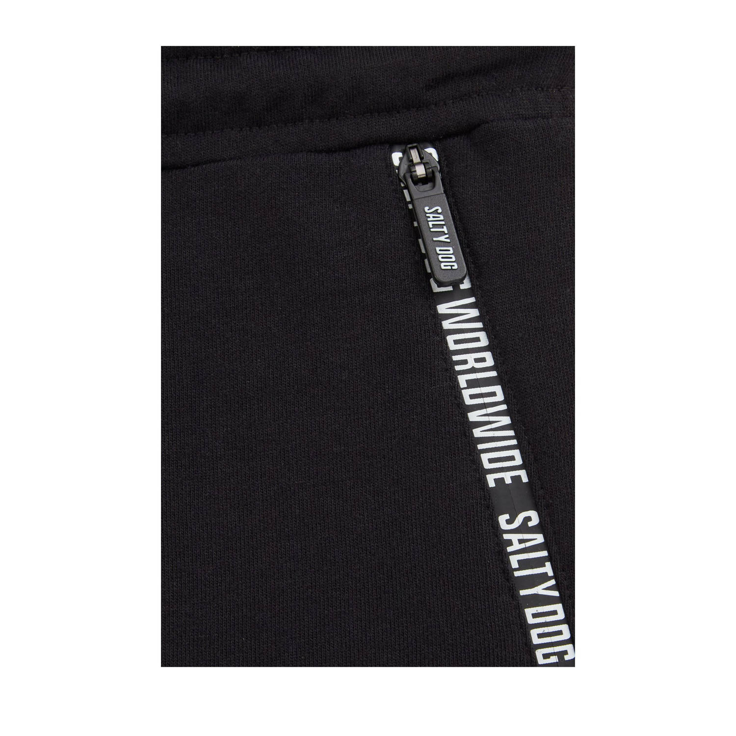 WE Fashion Blue Ridge sweatshort zwart