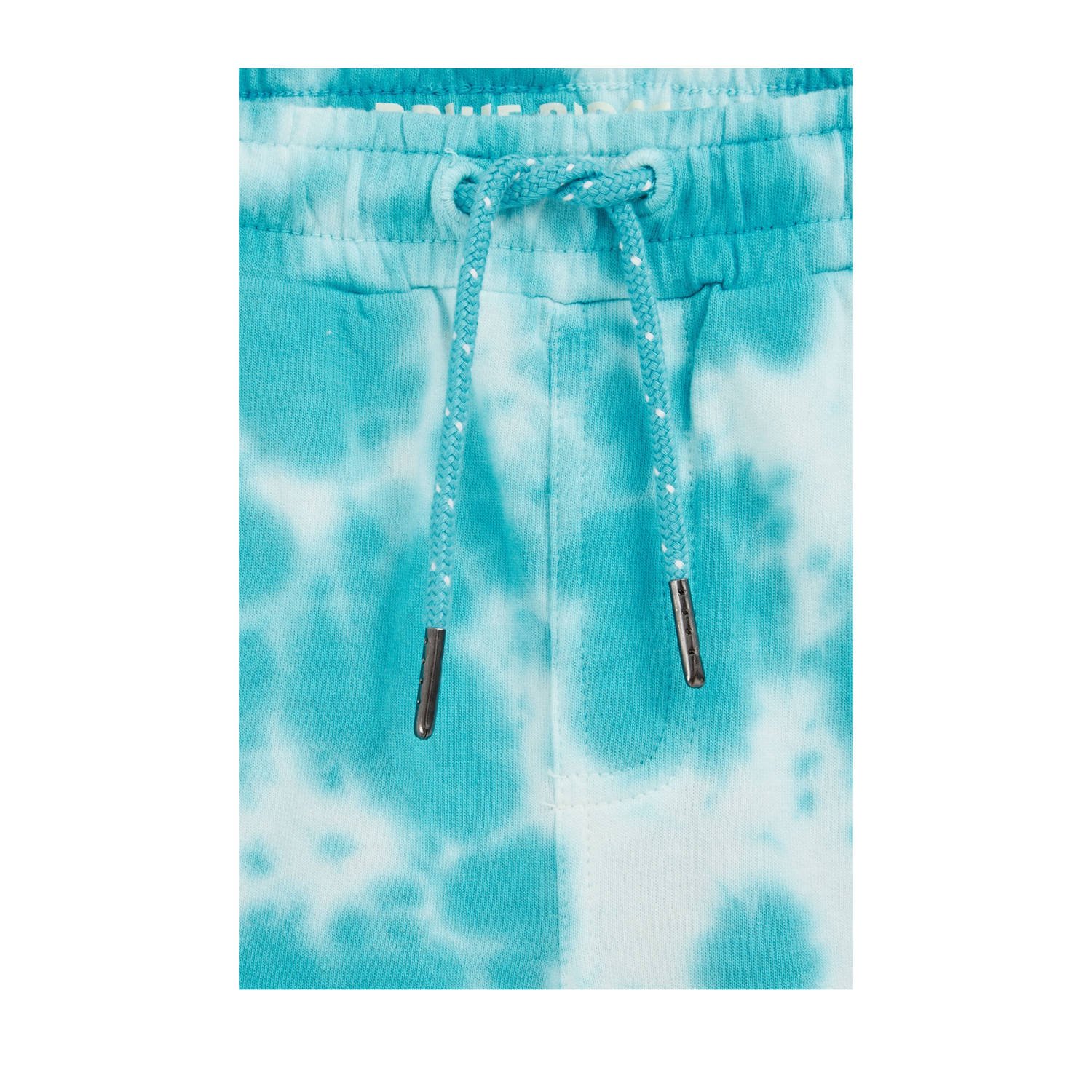 WE Fashion Blue Ridge sweatshort blauw