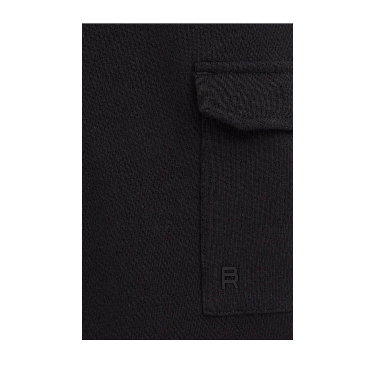 WE Fashion Blue Ridge sweatshort zwart