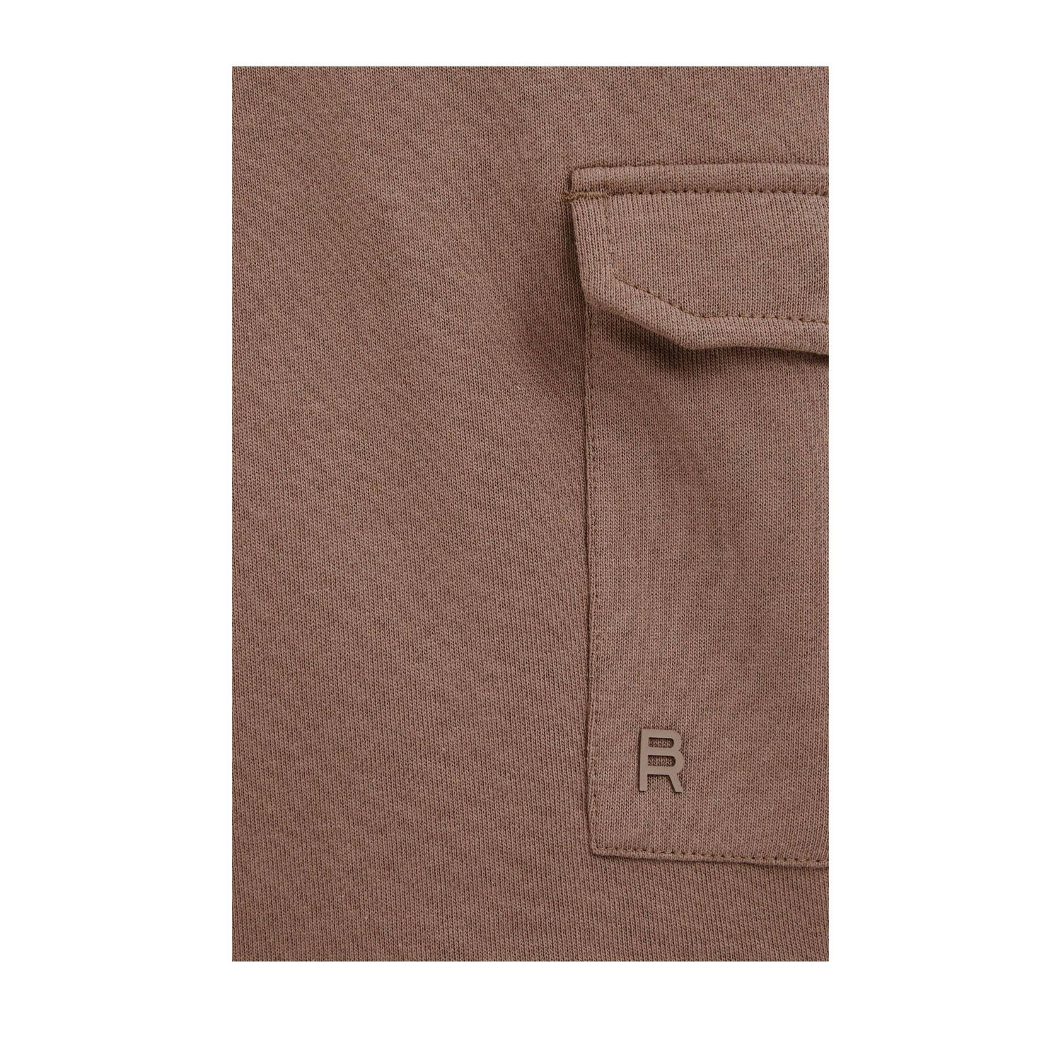 WE Fashion Blue Ridge sweatshort lichtbruin