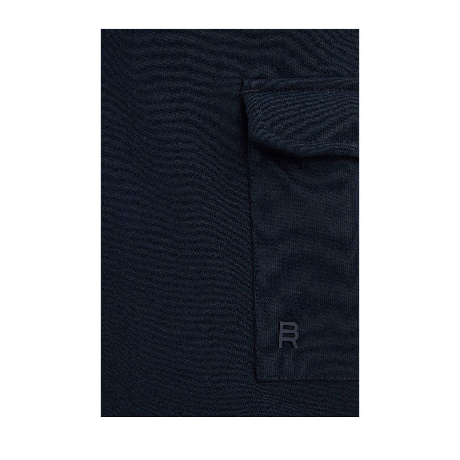 WE Fashion Blue Ridge sweatshort donkerblauw