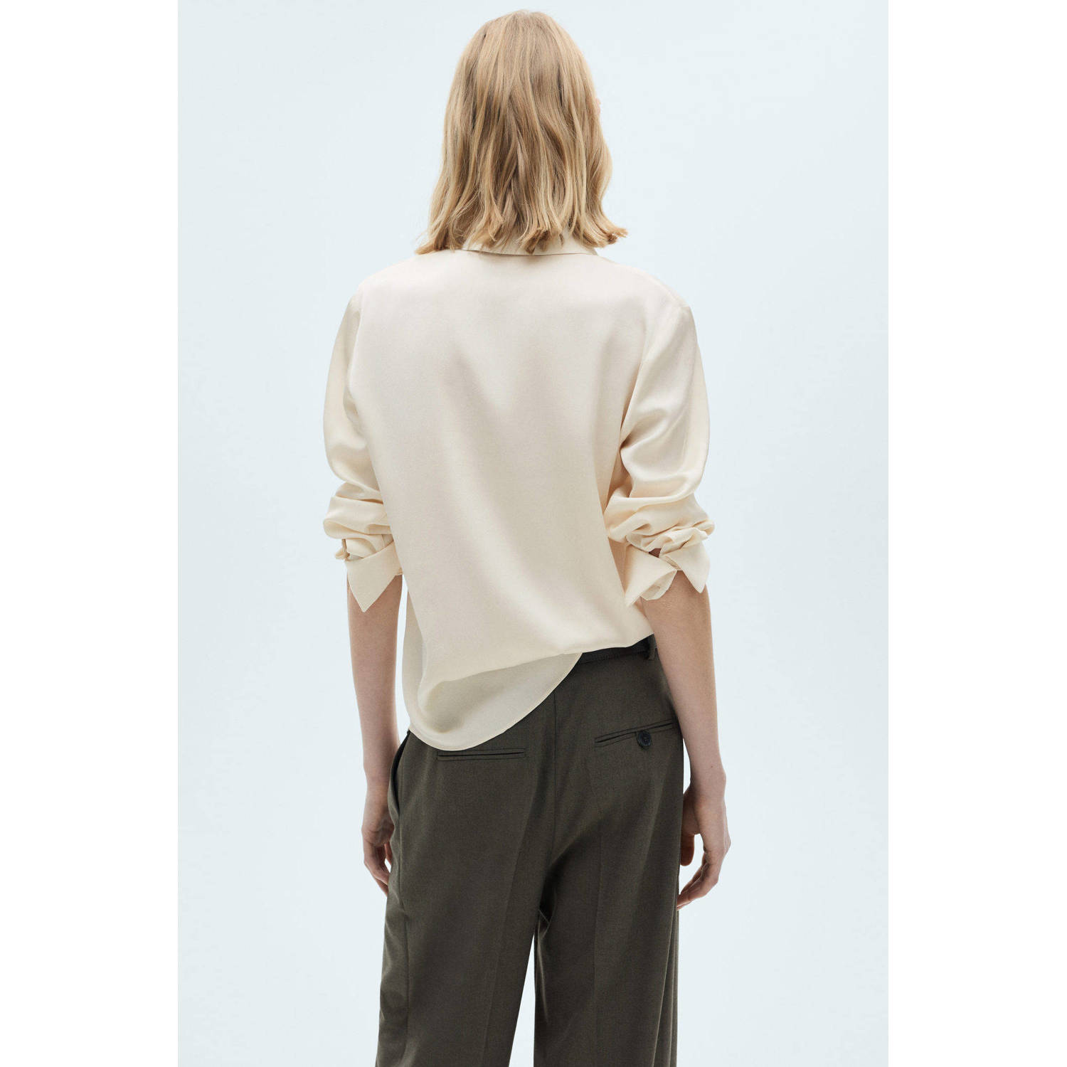 Mango blouse ecru