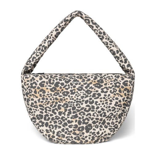 Studio Noos crossbody tas Soft Cotton Leopard beige/zwart afbeelding