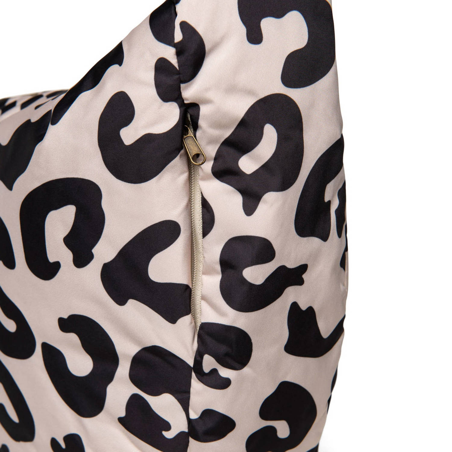Studio Noos crossbody tas Holy Cow Puffy ecru zwart