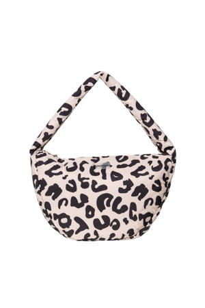 crossbody tas Holy Cow Puffy ecru/zwart