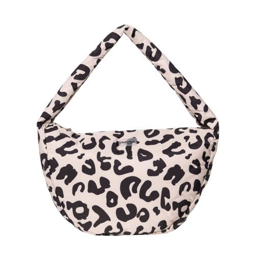Studio Noos crossbody tas Holy Cow Puffy ecru/zwart afbeelding